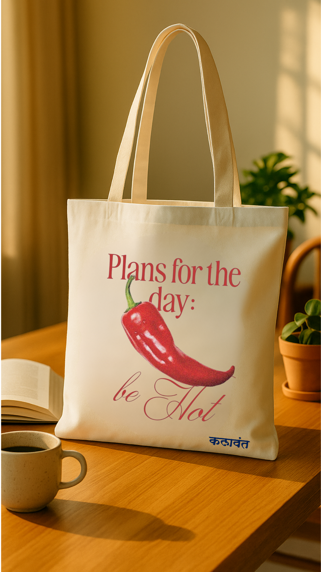 Tote Bag- be hot EVERYDAY