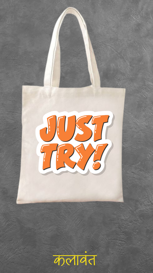 Tote Bag - just try