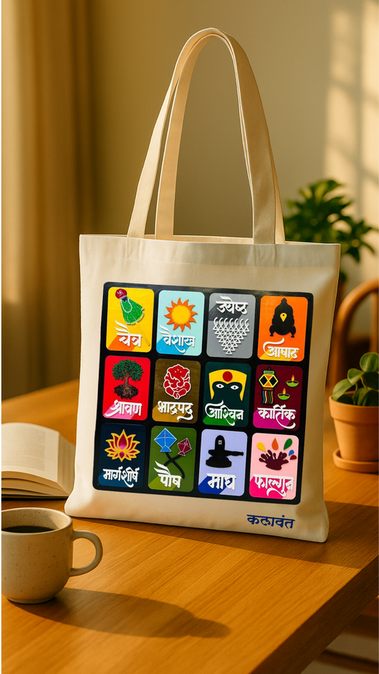 Tote Bag - मराठी महिने / Months