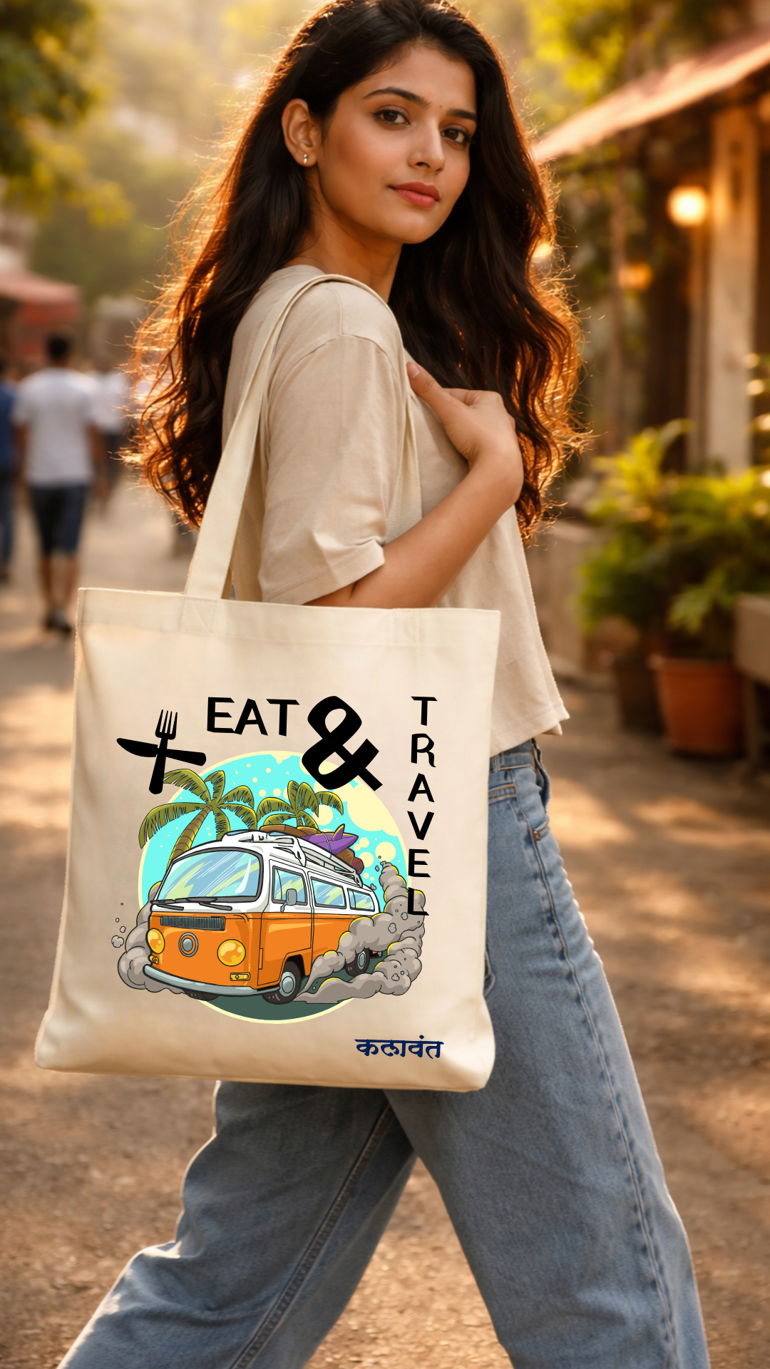 Tote Bag –  Eat & Travel with Style